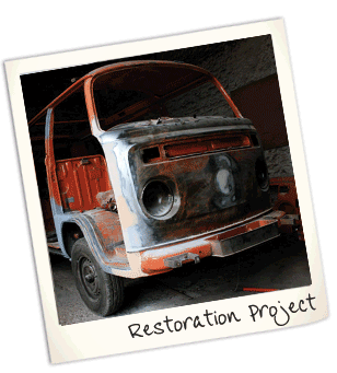 Panel Van on the body roller